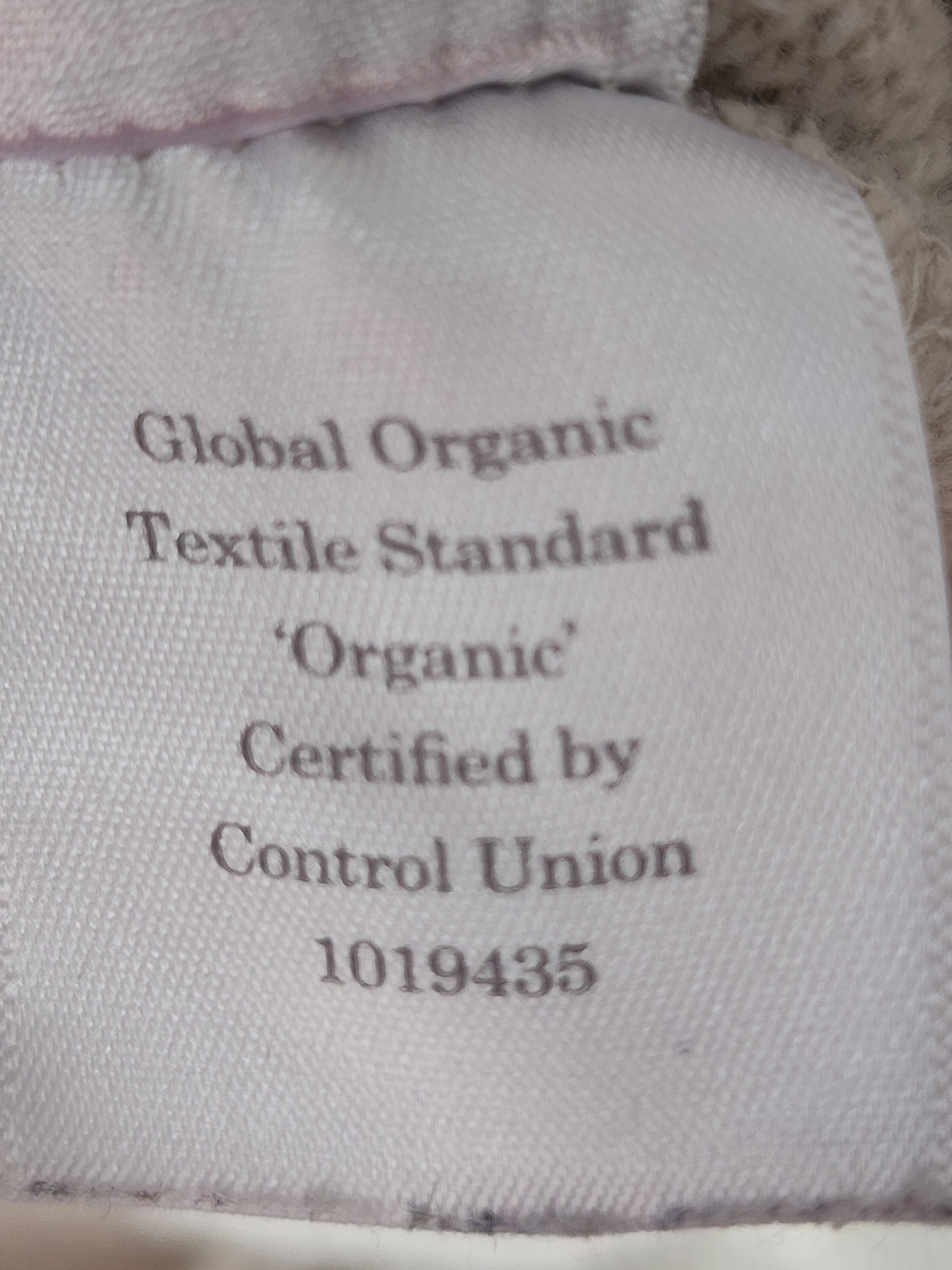 Everlane Organic Cotton Half Zip Sweatshirt Womens Medium Oatmeal Heather Gray - Picture 7 of 10